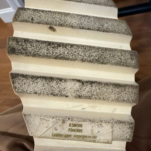 Donna Karan uri pewter metallic platform oxford size 8.5 - Picture 9 of 12